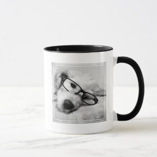 Goldendoodle With Glasses Mug