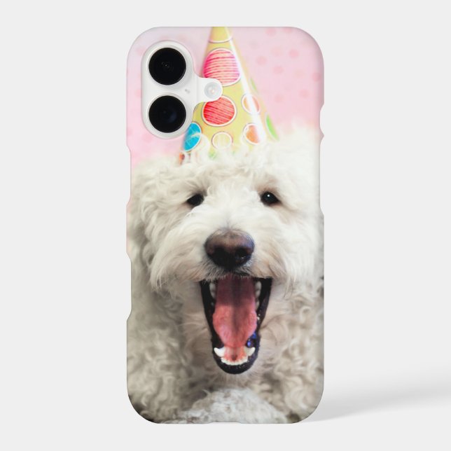Goldendoodle With Party Hat (Back)