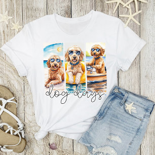Goldendoodles in Sunglasses Dog Days of Summer T-Shirt