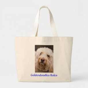 Goldendoodles Jumbo Canvas Tote Bag