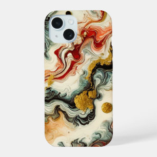 Goldene Flüsse iPhone 15 Case