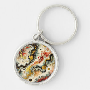 Goldene Flüsse Key Ring