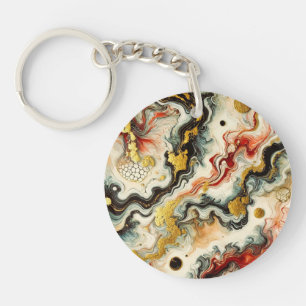 Goldene Flüsse  Key Ring
