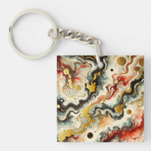 Goldene Flüsse  Key Ring