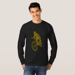 Goldener Biker T-Shirt