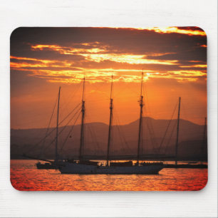 Goldener Sonnenuntergang Mouse Pad