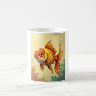 goldenfish is shinning coffee mug