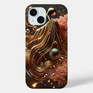 GoldenFlow iPhone 15 Case