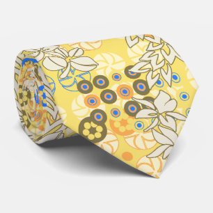 Goldengate Park Floral Two-sided Tie