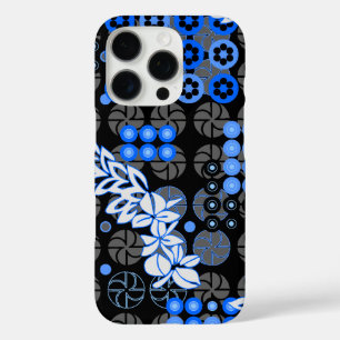 Goldengate Park Vintage Psychedelic Floral Black iPhone 16 Pro Case