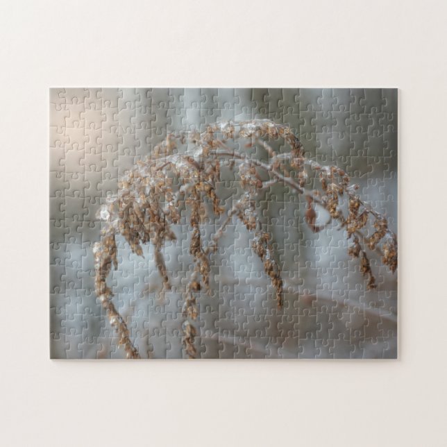 Goldenrod After Ice Storm Nature  Jigsaw Puzzle (Horizontal)