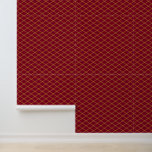 Goldenrod Art Deco Diamonds on Burgundy Wallpaper<br><div class="desc">Elevate your interior with this sophisticated peel and stick wallpaper featuring an art deco-inspired design of diagonal goldenrod lines in sets of three, creating elegant outlines of diamond or rhombus shapes against a rich burgundy background. This sophisticated pattern adds a touch of timeless elegance and luxury to any room, making...</div>