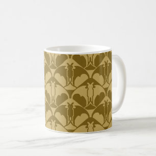 Goldenrod Batty Coffee Mug
