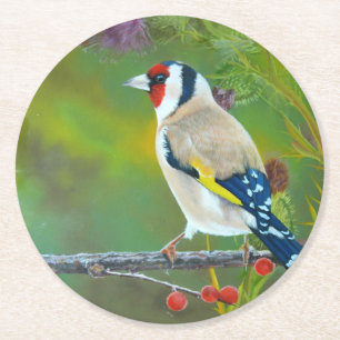 Goldern Finch Coaster