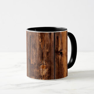 Goldfield Old West Wood Grain mug - black combo