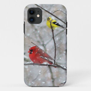 Goldfinch And Cardinal iPhone 11 Case