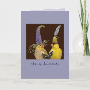 goldfinch anniversary card