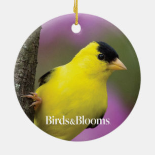 Goldfinch Ceramic Ornament