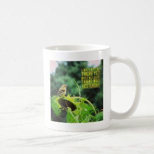 Goldfinch Closer Than I Was Yesterday Coffee Mug