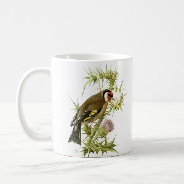 Goldfinch Coffee Mug (Left)