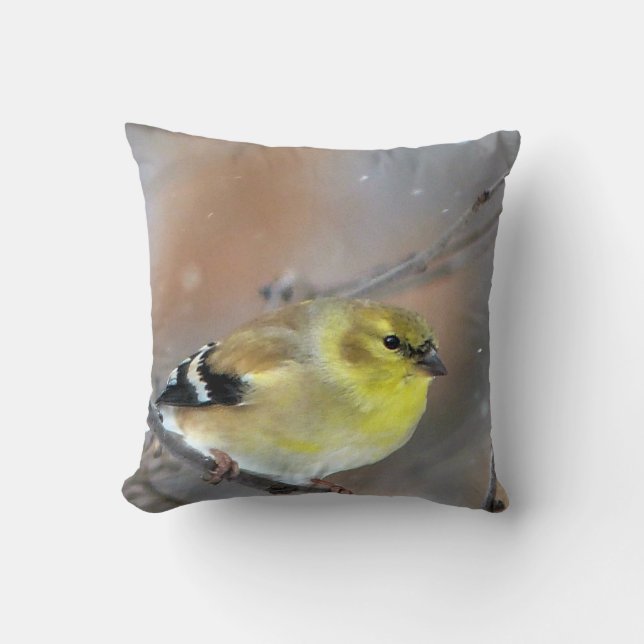 Goldfinch Cushion (Front)