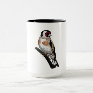 Goldfinch drawing mug
