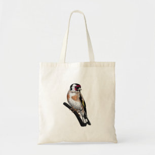 Goldfinch drawing tote bag