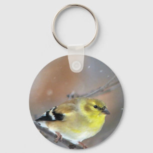 Goldfinch Key Ring