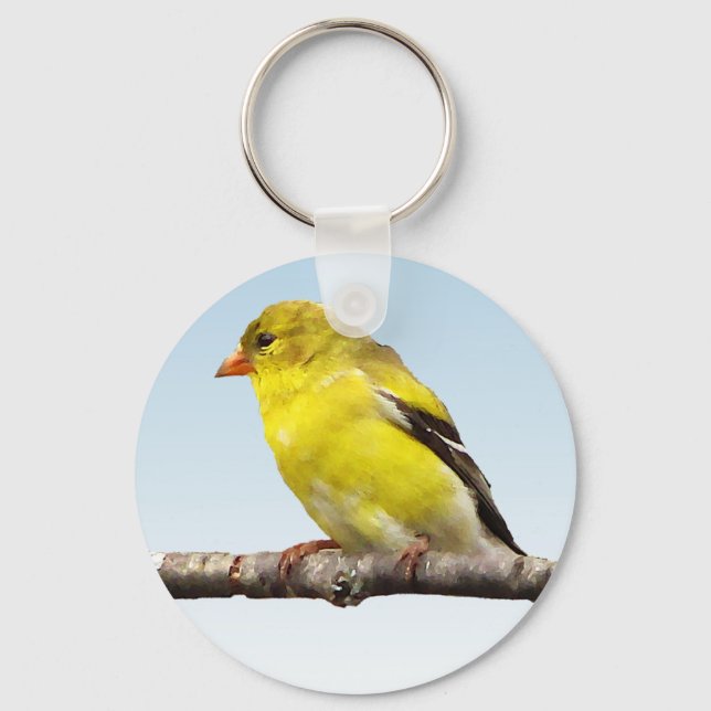 Goldfinch Key Ring (Front)