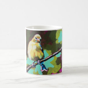 Goldfinch Painting - Gift for Bird Lovers Coffee Mug