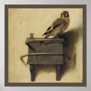 Goldfinch Painting  Poster