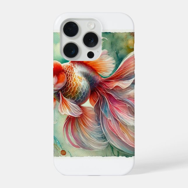 Goldfish 111024AREF114 - Watercolor iPhone Case (Back)