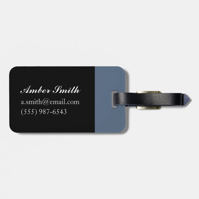 Goldfish 2010 luggage tag (Back Horizontal)