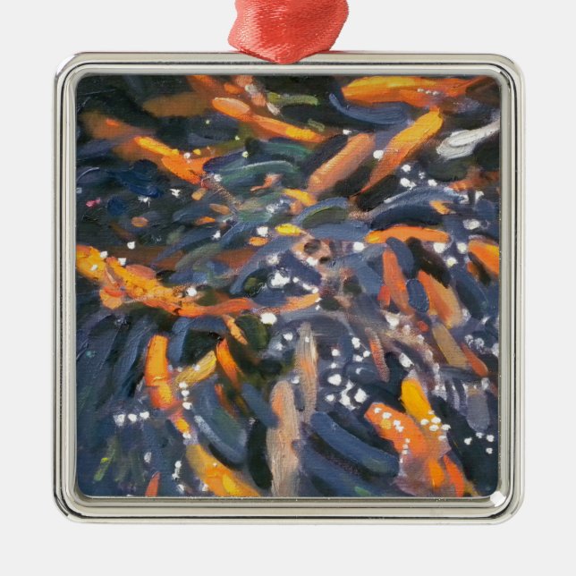 Goldfish 2010 metal tree decoration (Front)