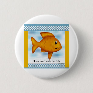 Goldfish 6 Cm Round Badge