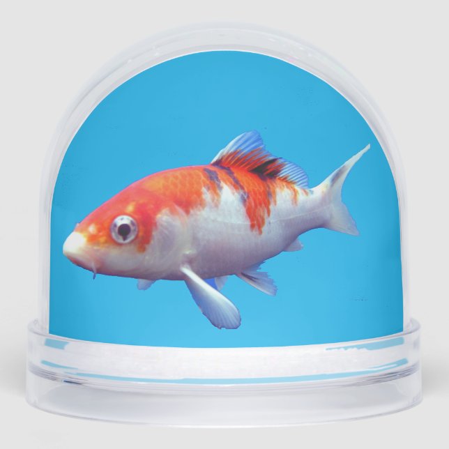 Goldfish and Seashells Snow Globe (Front)