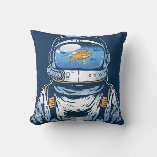 Goldfish Astronaut Cushion