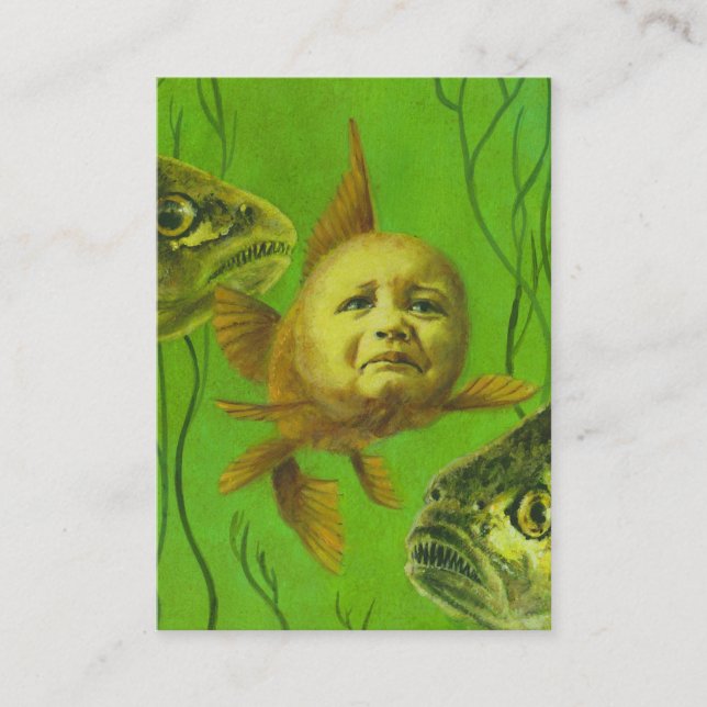 Goldfish Baby Mutant ACEO Artists Trading Cards (Front)