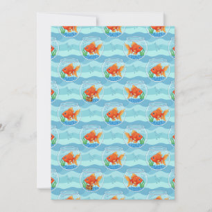 Goldfish Birthday Party Invitation