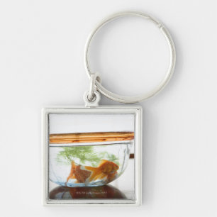 Goldfish bowl key ring