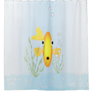 Goldfish Bowl Shower Curtain