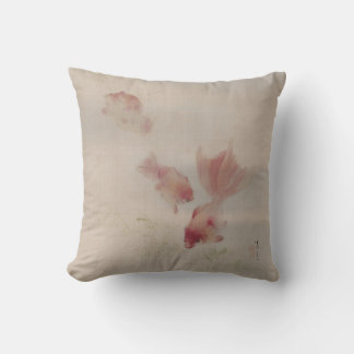 Goldfish by Watanabe Seitei Cushion