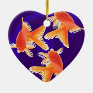 Goldfish Ceramic Ornament