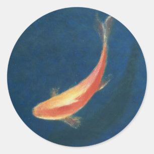Goldfish Classic Round Sticker