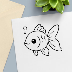 Goldfish Color Me Self-inking Stamp