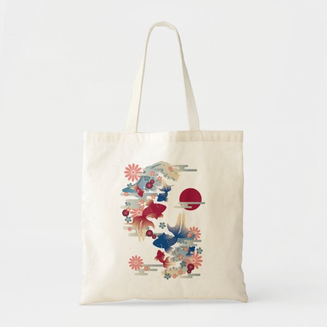 Goldfish Colourful Tote Bag (Front)
