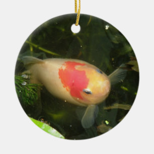 Goldfish Custom Birthday Ceramic Tree Decoration