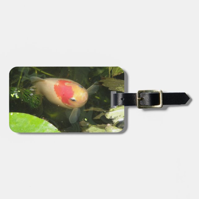 Goldfish Custom Luggage Tag (Front Horizontal)