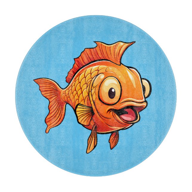 Goldfish Cutting Board (Front)