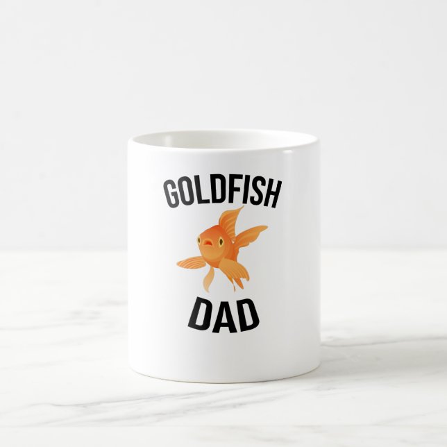 Goldfish Dad | Goldfish Father Aquarist Goldfishes Coffee Mug (Center)